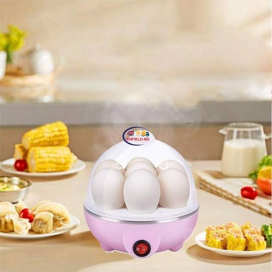 Electric Egg Boiler 7 Eggs Steamer Multifunctional Cooker with Auto Shut Off for Omelet Soft Medium and Hard Boiled Eggs
